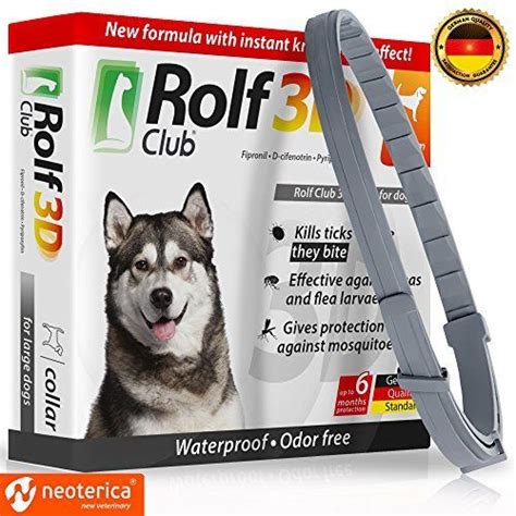 Rolf Club 3d Flea Collar For Dogs Flea And Tick Prevention For Dogs