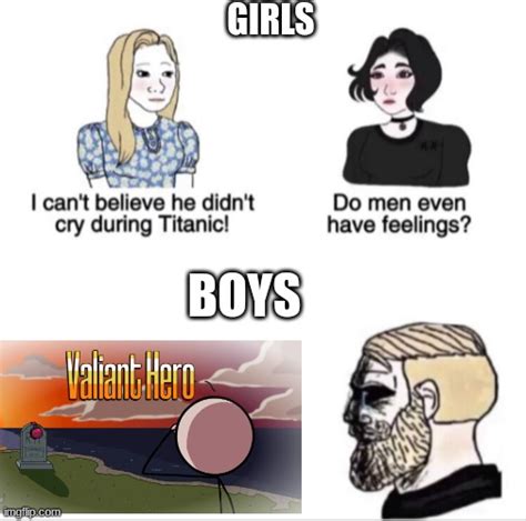 Girls Vs Boys Sad Meme Template Memes Imgflip