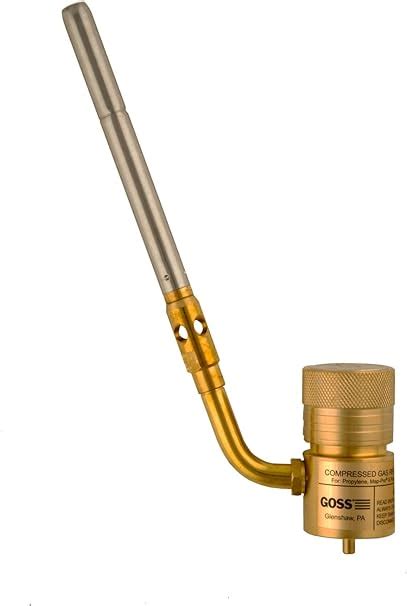 goss ght 100 soldering brazing hand torch with hot turbine flame tools and home