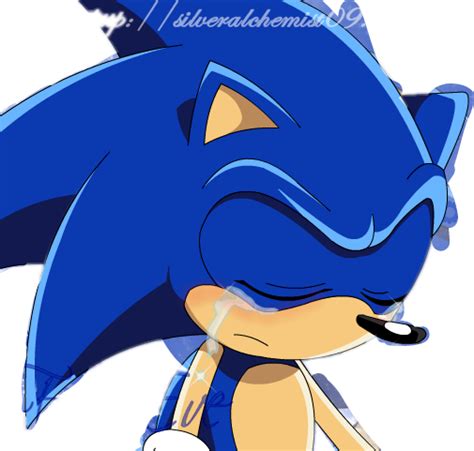 Crying Cry Sonic Sticker By Cookierunandstuff