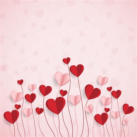 Feliz Día De San Valentín Vector Premium