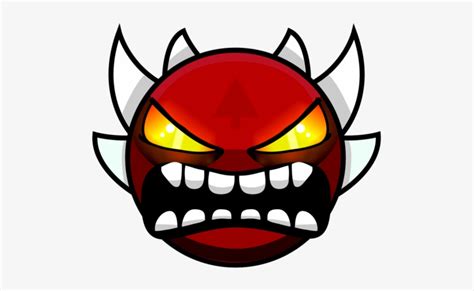 Geometry Dash Extreme Demon Face Png Image Transparent Png Free