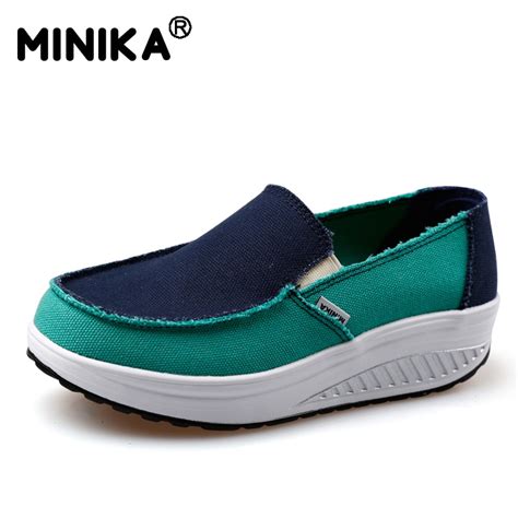 Minika Fashion Lose Weight Women Slimming Wedge Shoes Casual Breathable