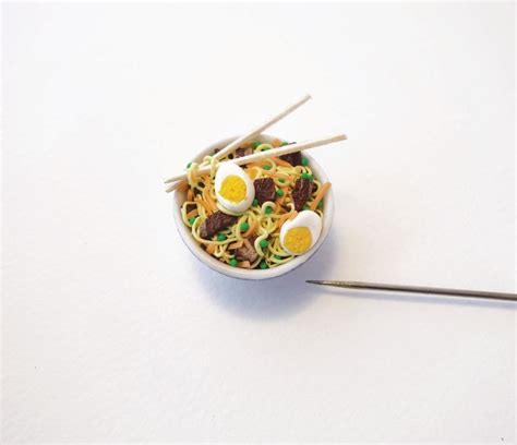 Miniature Noodles And Miso Soup · Extract From Making Mini Food By Lynn