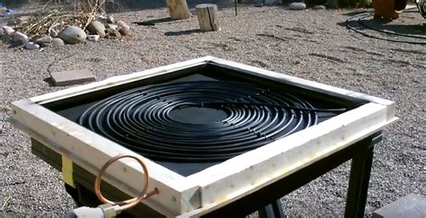 To make your own solar water heater, all you really need is a bit of black garden hose, and something onto which you can coil it up and hold it into position. Easy DIY Solar Water Heater For Free Hot Water… | Eco Snippets
