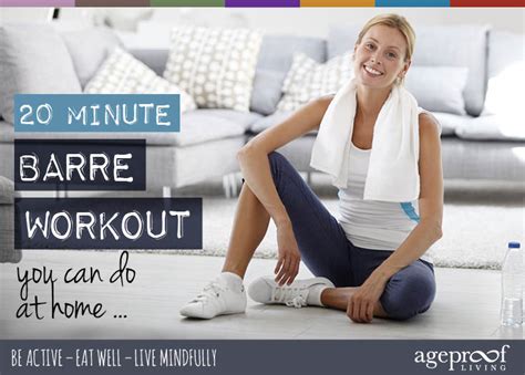 20 Minute Barre Workout You Can Do At Home