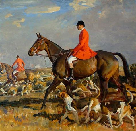 Sir Alfred James Munnings The 6th Earl Winterton Mfh Horse