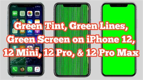 Iphone 12 12 Mini 12 Pro 12 Pro Max Green Tintgreen Linesgreen