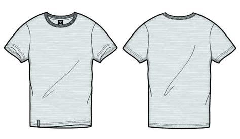 T Shirt Vector Template Illustrator At Getdrawings Free