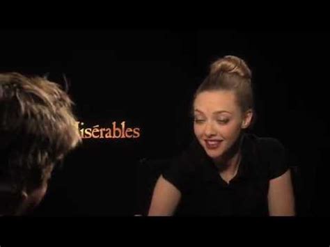 Amanda Seyfried Cosette Interview For Les Miserables Youtube