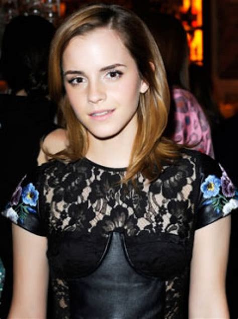 Emma Watson Gets Racy In Lace Marie Claire