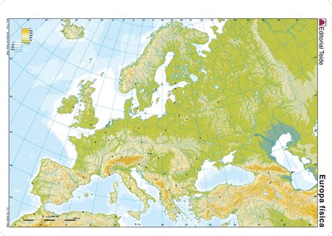 Mapas Mudos Gratis Mapa Mudo F Sico De Europa Ampliar Imagen