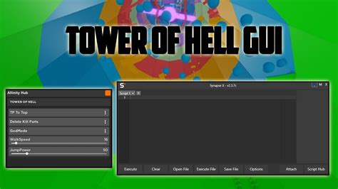 Roblox Tower Of Hell Gui Script Youtube
