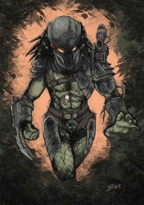 Predator Doodle By Bestrrr On Deviantart Predator Artwork Predator