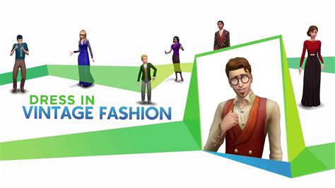 The Sims 4 Vintage Glamour Logo And Renders Hq Sims C