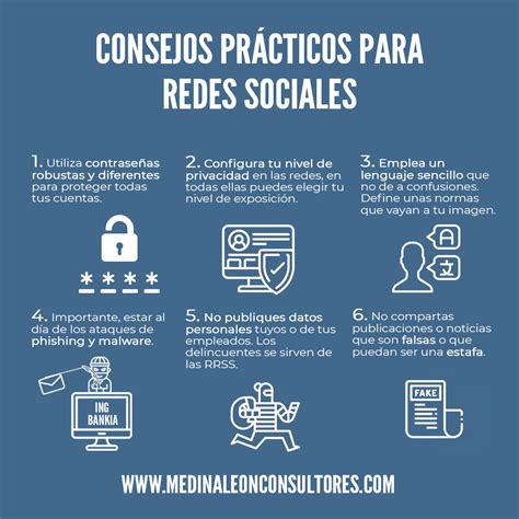 Consejos prácticos para redes sociales MEDINALEON CONSULTORES ASOCIADOS