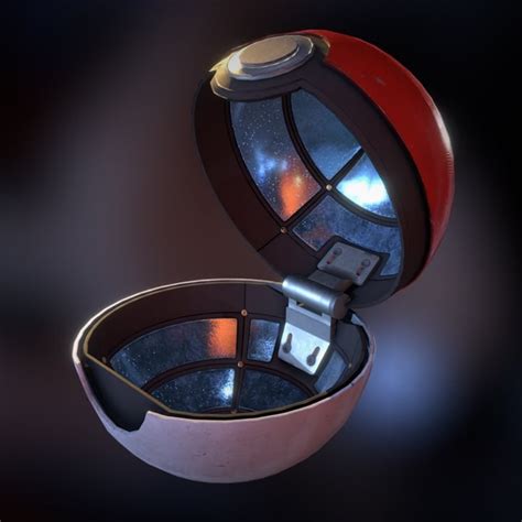 Finished Open Pokeball — Polycount