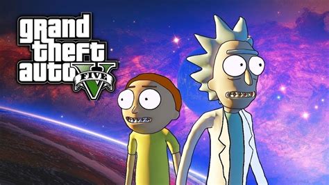 Gta 5 Pc Space Adventure Rick And Morty Mod Youtube