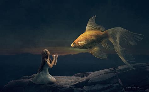 Making Fantasy Goldfish Manipulation Scene Effect In Photoshop Cc Rafy A