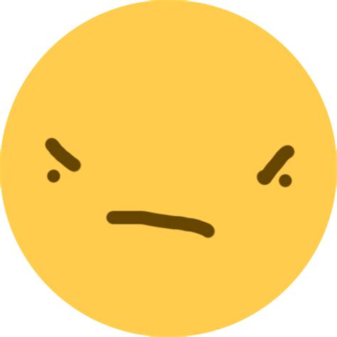 Yellow Emoticon Emoji Discord Smiley Sticker Angry Emoji Face Head