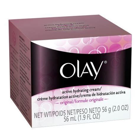 Olay Active Hydrating Cream Original Facial Moisturizer 2 Oz By Olay