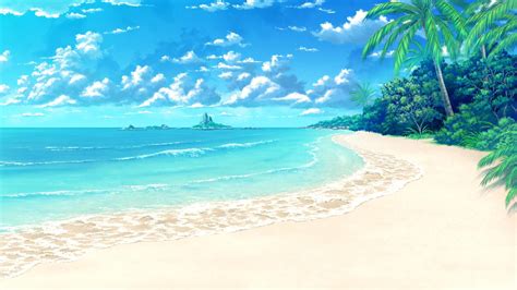 48 Anime Beach Wallpapers Wallpapersafari