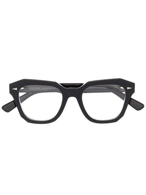 Ahlem Oversize Angular Frame Glasses Editorialist