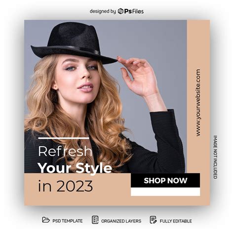 Refresh Fashion Style Instagram Post Design Template Psd Psfiles