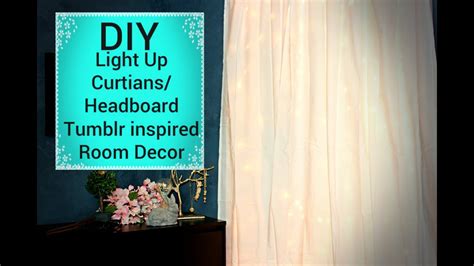 Diy Light Up Curtainsheadboard Affordable Tumblr