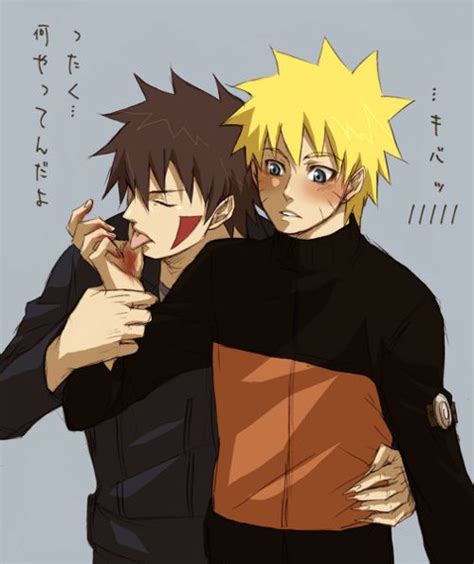 Kiba Likes To Lick Things Especially Naru Chan Naruto And Sasuke