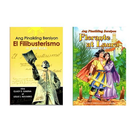 Summarized Books Noli El Fili Florante Ibong Adarna Beecost