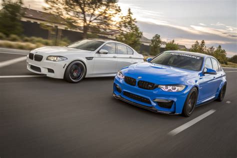 Which car is faster bmw m3 vs m4? Vorsteiner takes their BMW M3 and M5 for a photoshoot