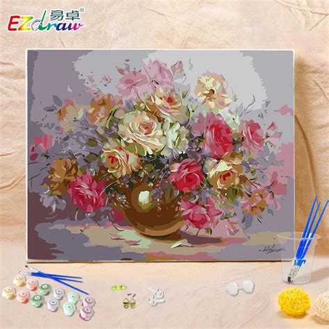 Frameless Pictures Painting By Numbers Diy Digital Oil Painting On