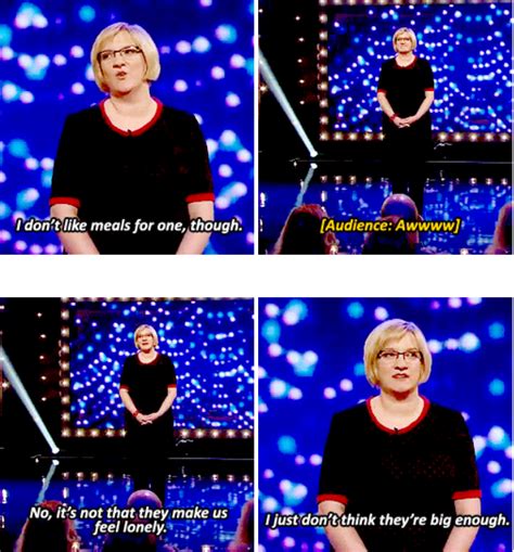 Sarah Millican On Our Love Of Food Celebration Quotes Women Humor Sarah Millican