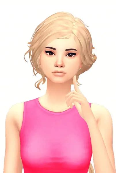 Butterscotchsims Wings Hair Clayified Sims 4 Hairs