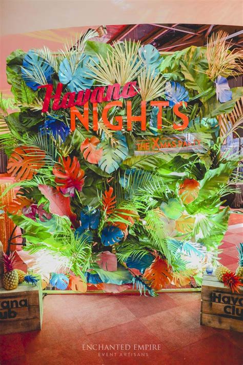 Decoration Havana Nights Theme Party F