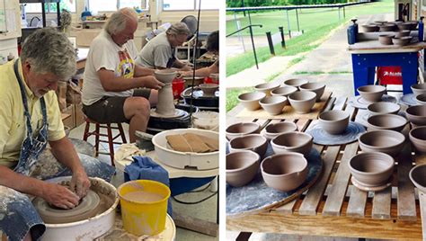 Bowl Making Athon Held In Support Of Outreachs Empty Bowls