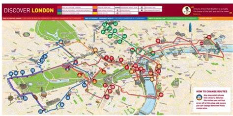 London Big Bus Tour Map The Best Bus