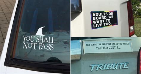 Most Hilarious Bumper Stickers People Put On Their Cars