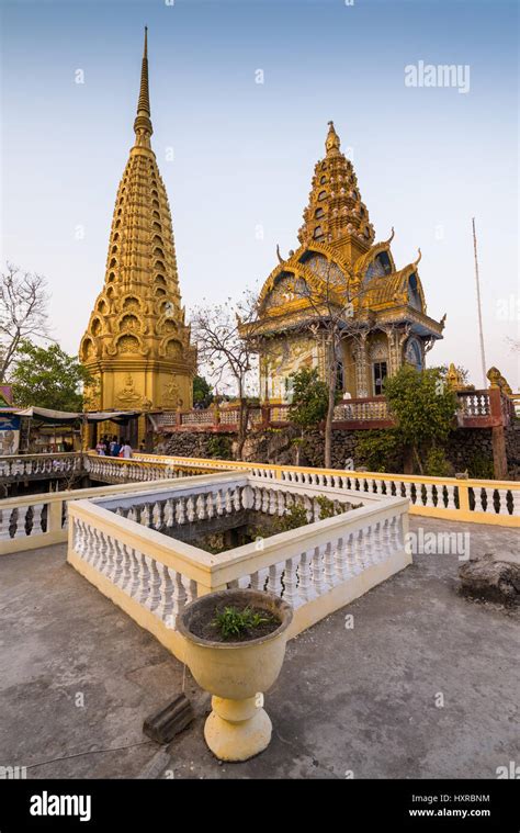 Exterior Of The Wat Phnom Sampeau Temple Near Battambang Cambodia