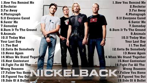 Nickelback Greatest Hits Full Album Collection Youtube
