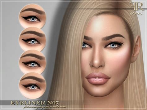 The Sims Resource Eyeliner N07 By Fashionroyaltysims Sims 4 Downloads