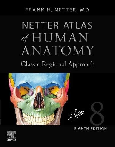 Netter Atlas Of Human Anatomy Classic Regional Approach 8th 2023 کتاب