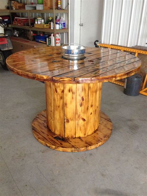 Pin By Luis Aguilar On Diy Yard And Furniture Wooden Spool Tables Wood