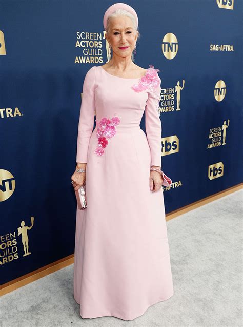 Helen Mirren Wore Dolce Gabbana Alta Moda Sag Awards