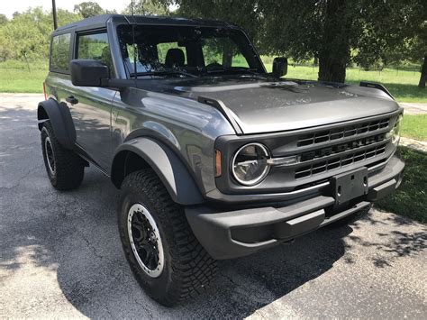 2022 Ford Bronco 2 Door V6auto Sasquatch Package Carbonized Gray