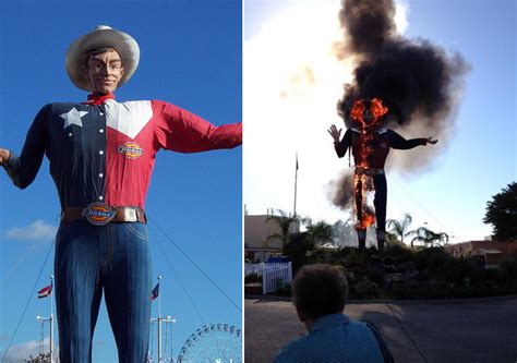 Iconic Southern Structure ‘big Tex Burns At Texas State Fair Fox31