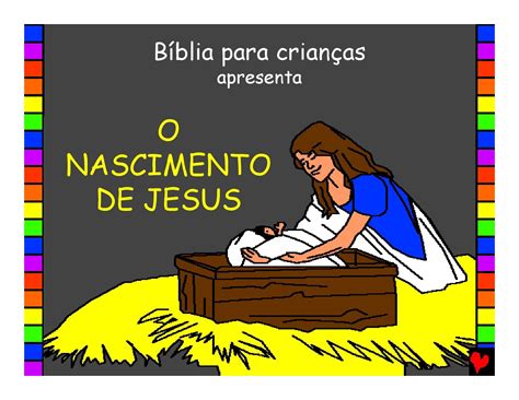História Nascimento De Jesus Para Imprimir