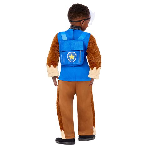 Paw Patrol Deluxe Chase Costume Age 4 6 Years 1 Pc Amscan