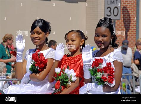 Young African American Beauty Queens Participate In Strawberry Festival